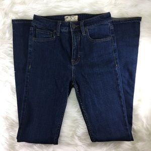 Free People dark wash flare jeans